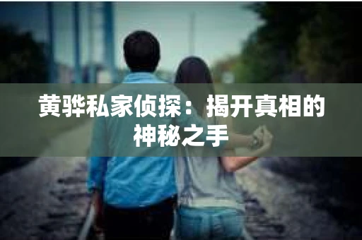 黄骅私家侦探：揭开真相的神秘之手