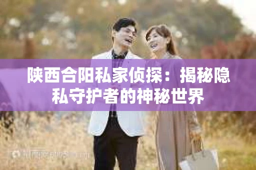 陕西合阳私家侦探：揭秘隐私守护者的神秘世界