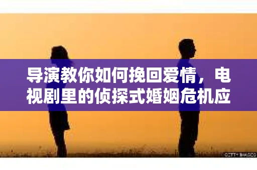 导演教你如何挽回爱情，电视剧里的侦探式婚姻危机应对法