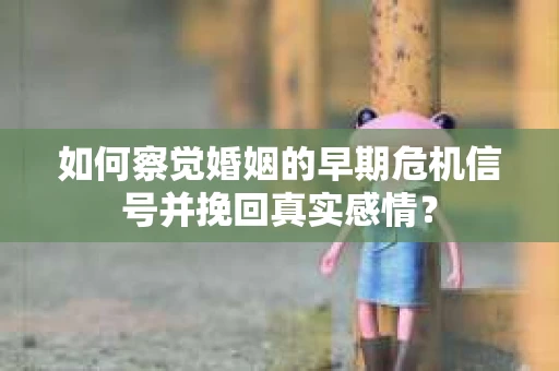 如何察觉婚姻的早期危机信号并挽回真实感情？